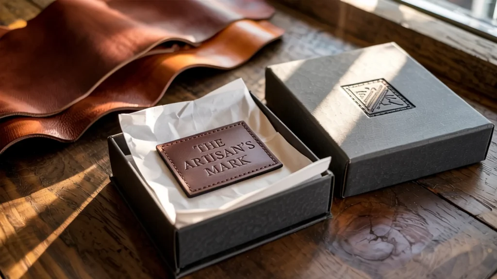 leather patch packaging