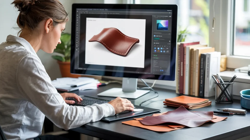 leather patch design process