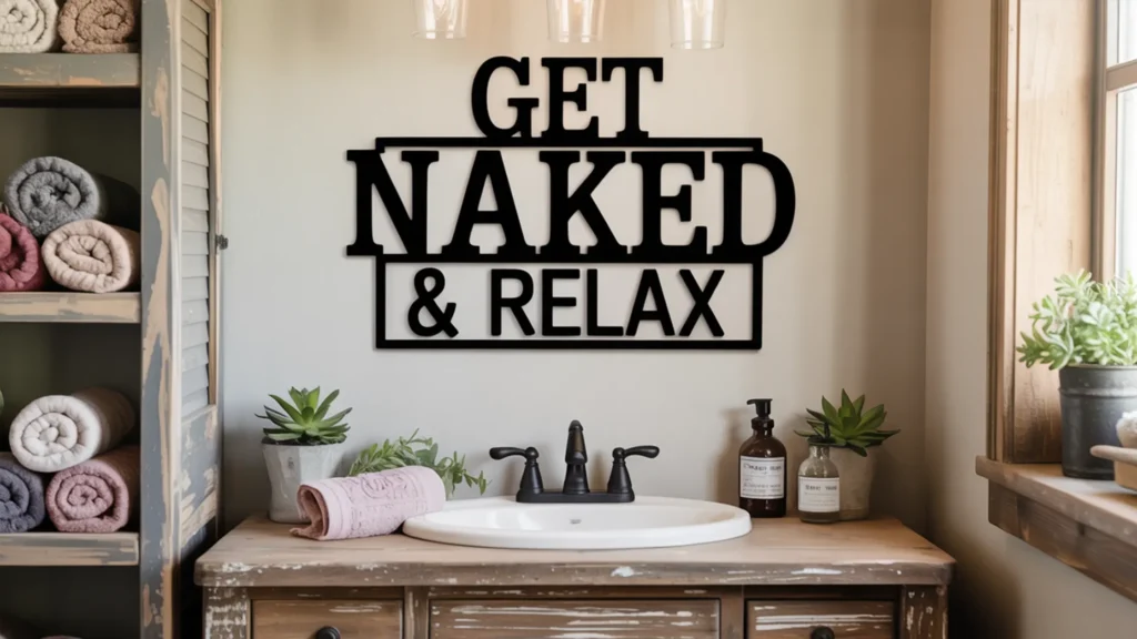 Unique Bathroom Wall Decor