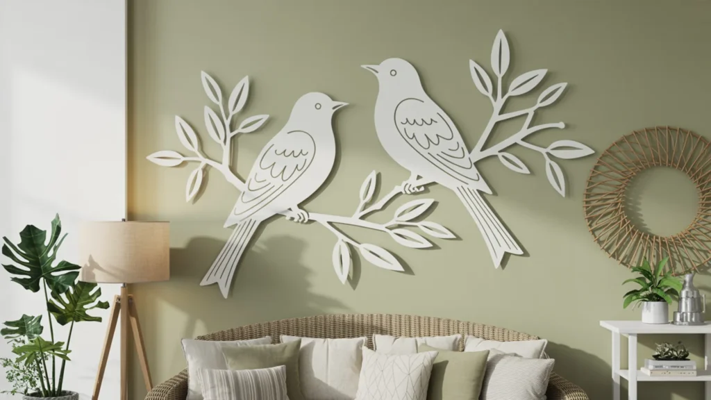bird silhouette wall art