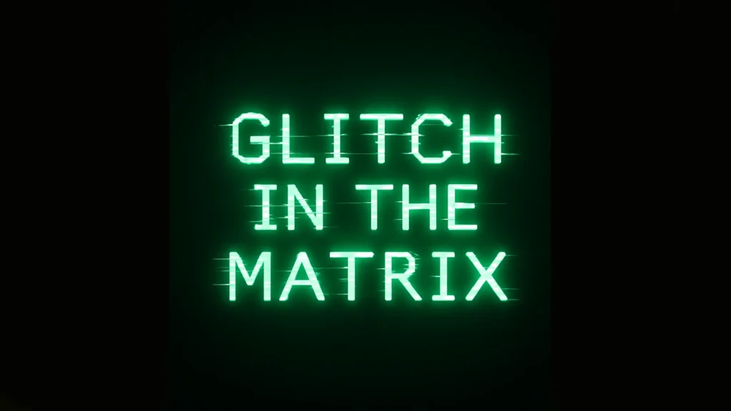 matrix neon sign