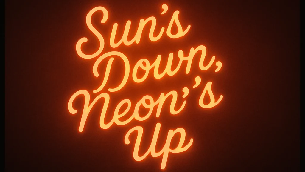custom neon sign & trendy neon sign