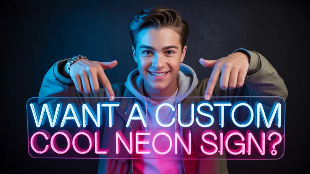 custom neon sign