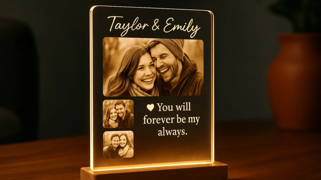 acrylic led print plaque