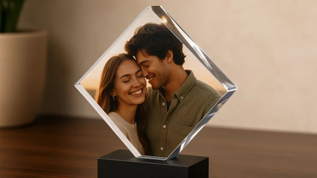 crystal photo print