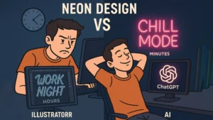 Neon designs with ai