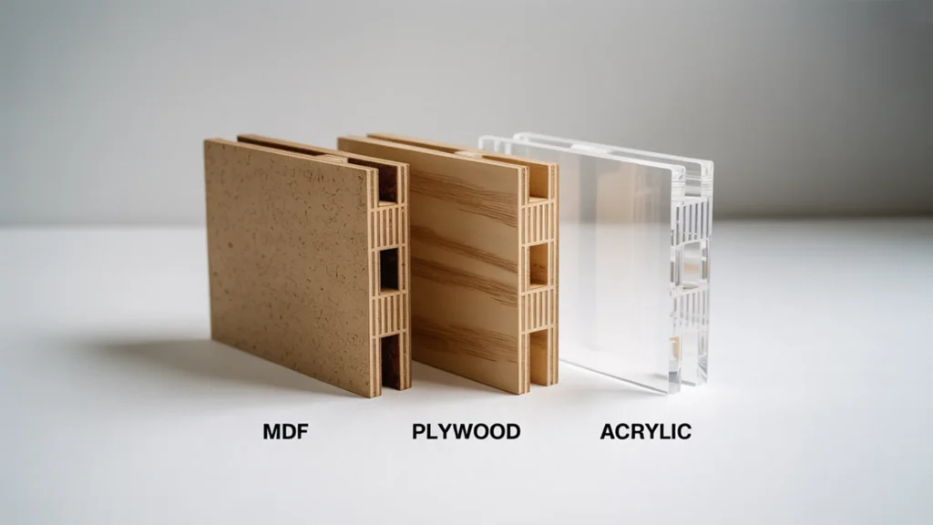 laser cutting material