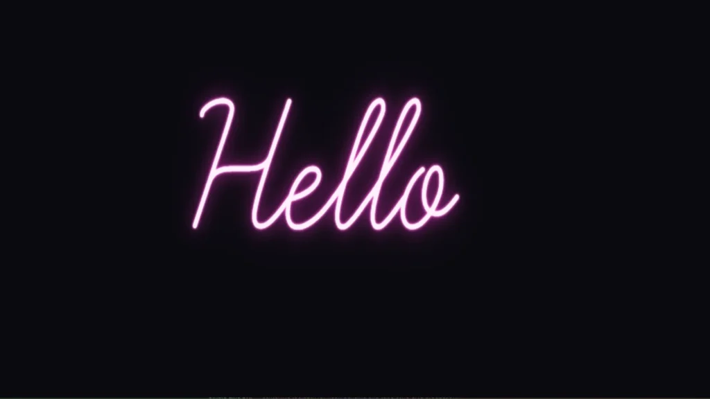 neon sign preview