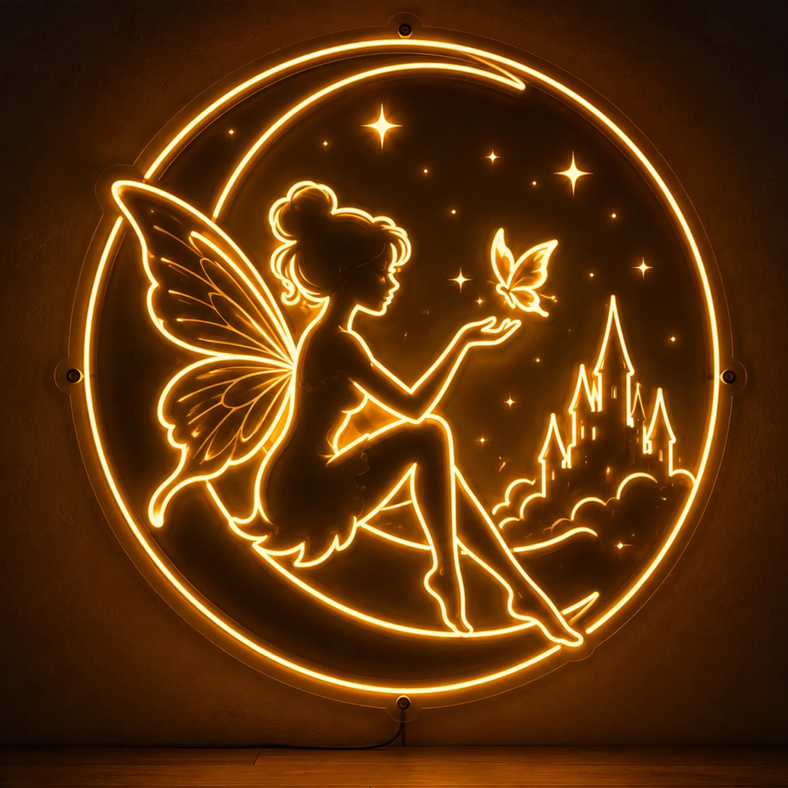 Custom fairy neon sign wall art
