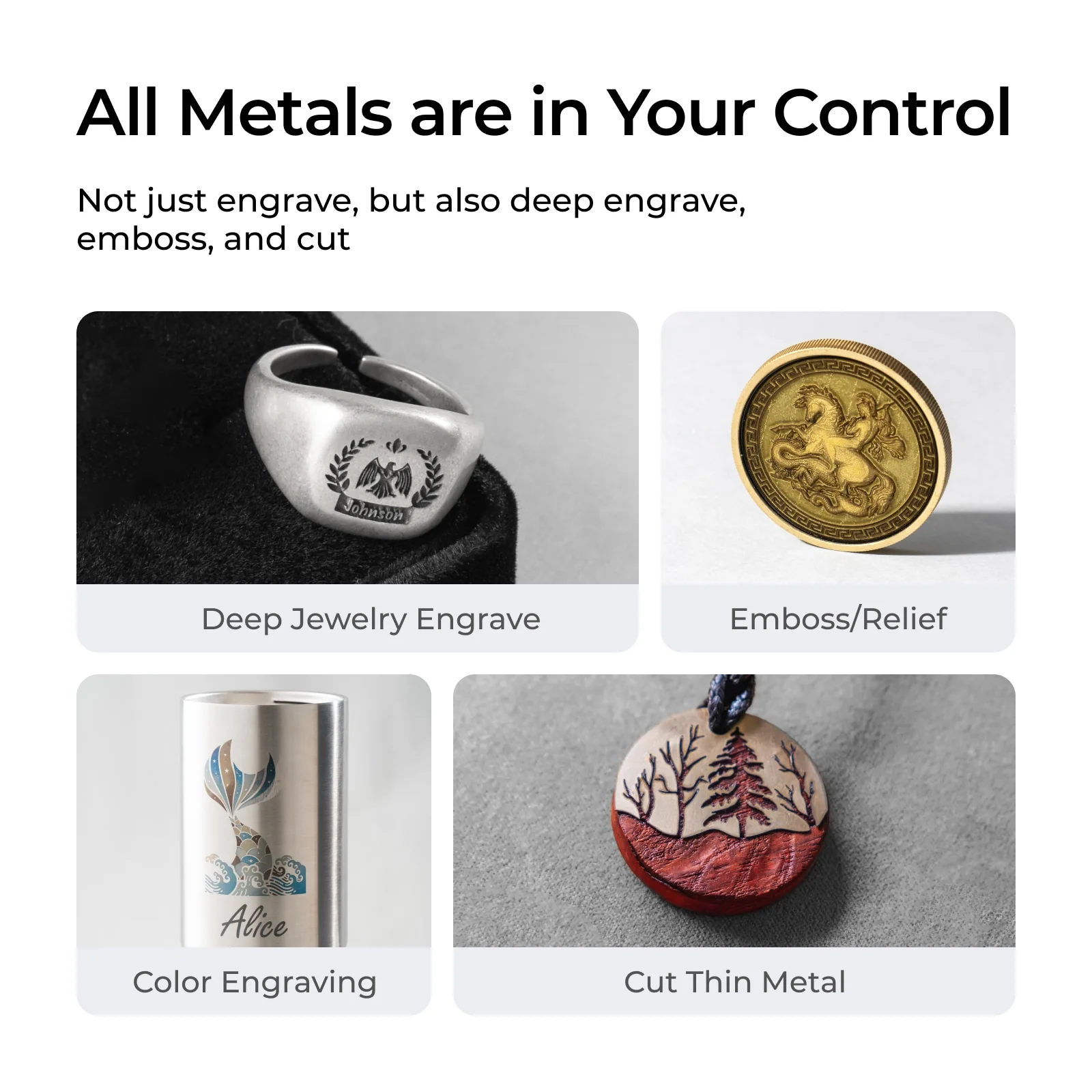 xTool F1 Ultra jewelry